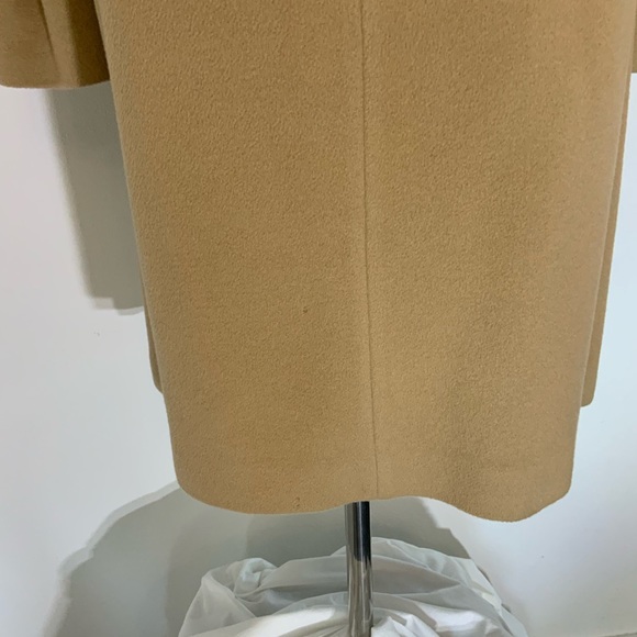 George Simonton, Tan Wool and Cashmere Coat.  Size 6 - Picture 5 of 9